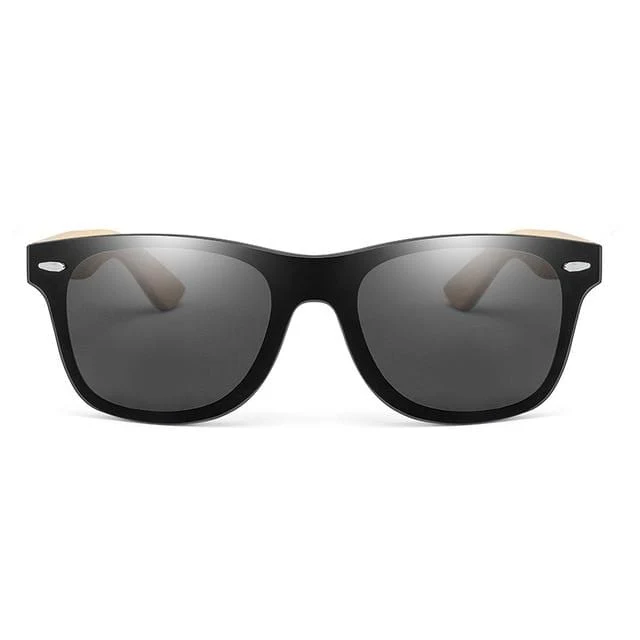 17 Farbe Holz Sonnenbrille Männer Frauen quadratischen Bambus Frauen für Frauen Männer Spiegel Sonnenbrille Retro de Sol Masculino Handgefertigt