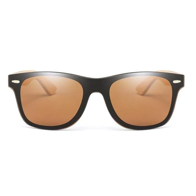 17 Farbe Holz Sonnenbrille Männer Frauen quadratischen Bambus Frauen für Frauen Männer Spiegel Sonnenbrille Retro de Sol Masculino Handgefertigt