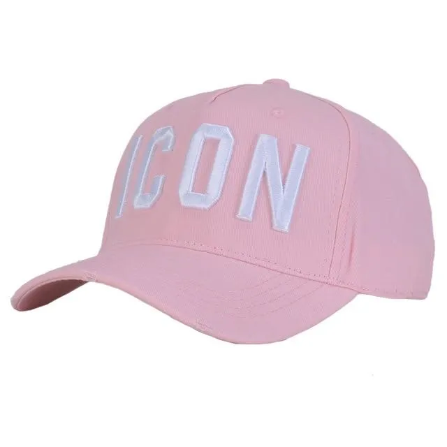 Mode ICON Brief Baumwolle Herren Baseball Kappe Frauen Snapback Hut DSQ Hut Papa Hut Baumwolle Knochen Trucker Cap