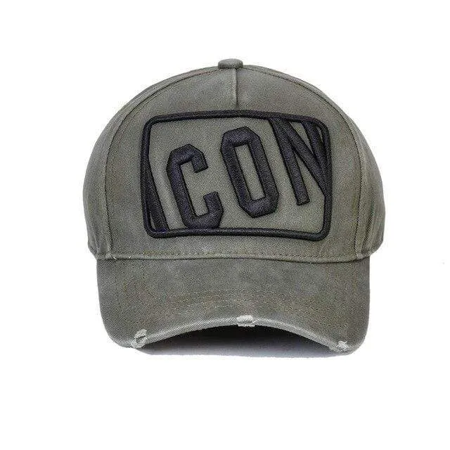 Mode ICON Brief Baumwolle Herren Baseball Kappe Frauen Snapback Hut DSQ Hut Papa Hut Baumwolle Knochen Trucker Cap
