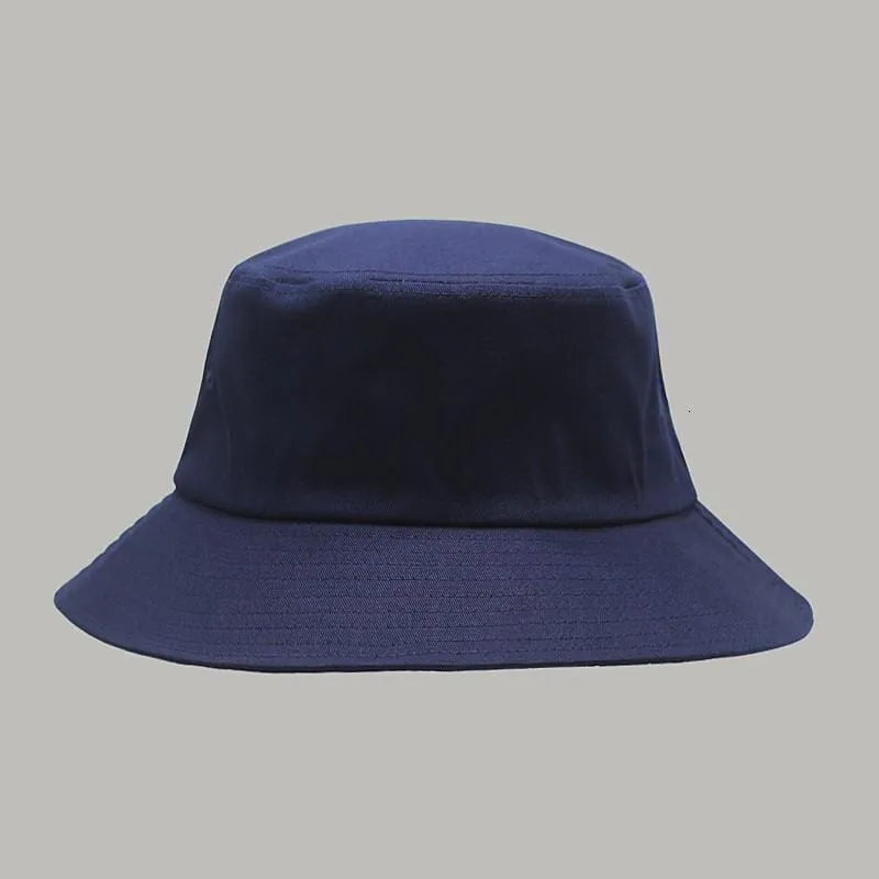 Große Größe Sonnenhut Frauen Blank Fisherman Hat Reine Baumwolle Panama Cap Plus Size Bucket Hats 54-57cm 57-60cm 60-63cm
