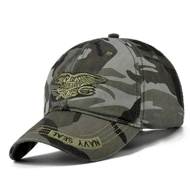 Navy Seal Hut Top Qualität Army Green Snapback Caps Jagd Angeln Hut Outdoor Camo Baseball Caps Verstellbare Golfhüte