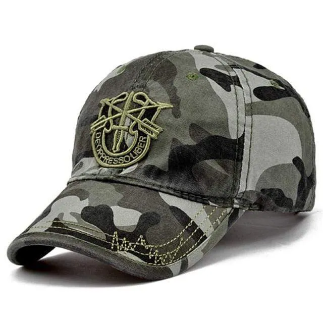 Navy Seal Hut Top Qualität Army Green Snapback Caps Jagd Angeln Hut Outdoor Camo Baseball Caps Verstellbare Golfhüte