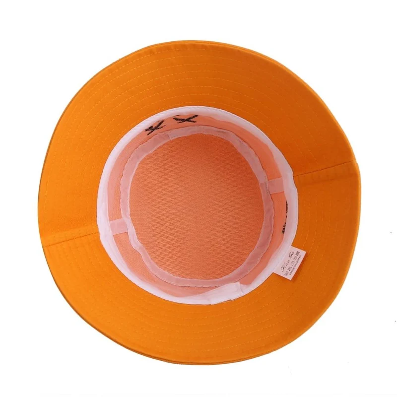 Männer Frauen Eimer Hut Weinendes Gesicht Stickerei Boonie Hut Einfarbig Reise Strand Sonnenhüte Casual Visor Fishman Caps
