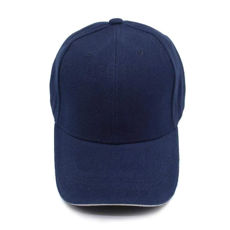 Baseballmützen für Männer Marke Hystereseneinfarbige Gorras Caps Hüte Mode Casquette Bone FemaLe Dad Cap