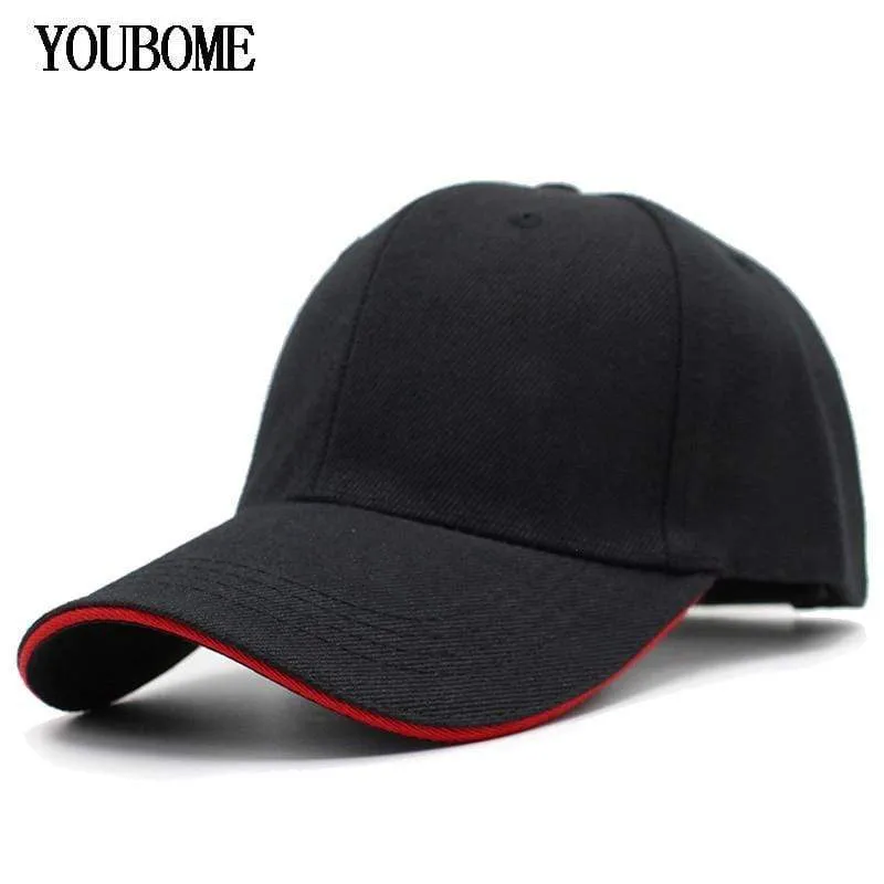 Baseballmützen für Männer Marke Hystereseneinfarbige Gorras Caps Hüte Mode Casquette Bone FemaLe Dad Cap