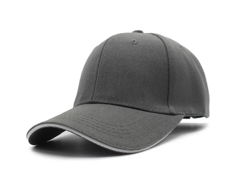 Baseballmützen für Männer Marke Hystereseneinfarbige Gorras Caps Hüte Mode Casquette Bone FemaLe Dad Cap