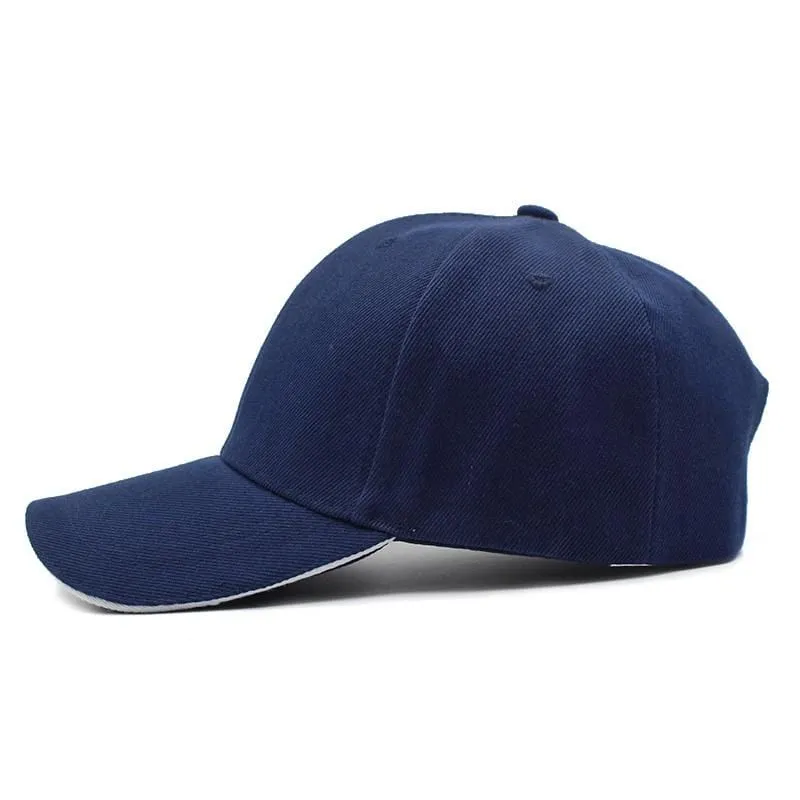 Baseballmützen für Männer Marke Hystereseneinfarbige Gorras Caps Hüte Mode Casquette Bone FemaLe Dad Cap