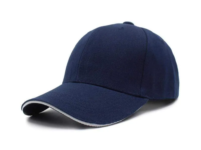 Baseballmützen für Männer Marke Hystereseneinfarbige Gorras Caps Hüte Mode Casquette Bone FemaLe Dad Cap
