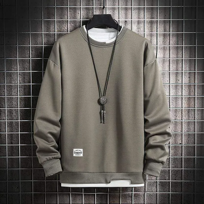 Frühling Herbst Einfarbig Casual Herren Hoodies Sweatshirts Männer Mode Harajuku Streetwear Hoodies Sweatshirt Tops