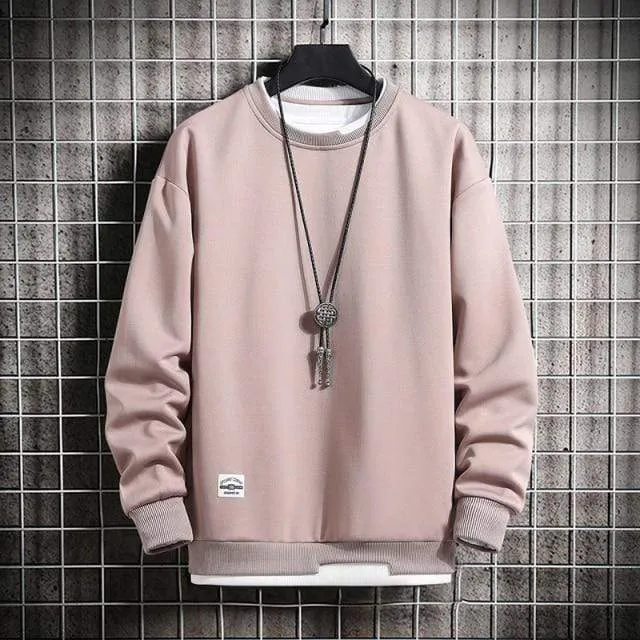 Frühling Herbst Einfarbig Casual Herren Hoodies Sweatshirts Männer Mode Harajuku Streetwear Hoodies Sweatshirt Tops
