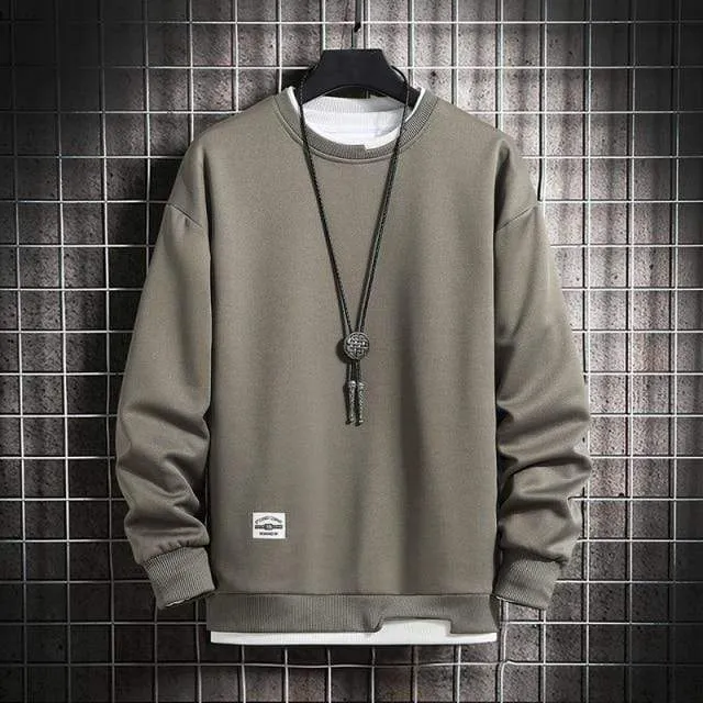 Frühling Herbst Einfarbig Casual Herren Hoodies Sweatshirts Männer Mode Harajuku Streetwear Hoodies Sweatshirt Tops