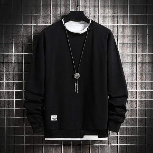 Frühling Herbst Einfarbig Casual Herren Hoodies Sweatshirts Männer Mode Harajuku Streetwear Hoodies Sweatshirt Tops