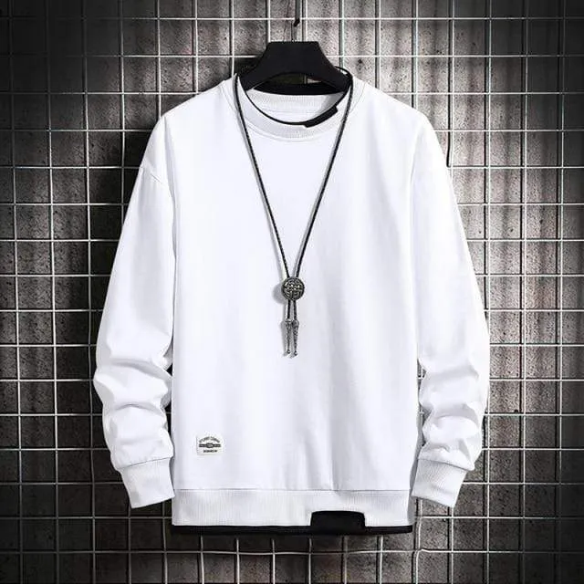 Frühling Herbst Einfarbig Casual Herren Hoodies Sweatshirts Männer Mode Harajuku Streetwear Hoodies Sweatshirt Tops