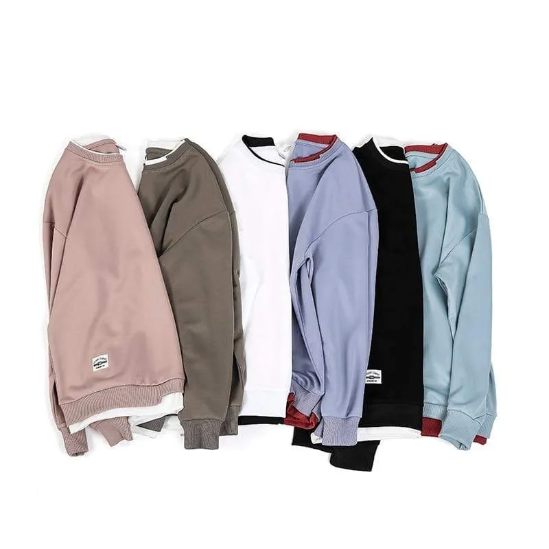 Frühling Herbst Einfarbig Casual Herren Hoodies Sweatshirts Männer Mode Harajuku Streetwear Hoodies Sweatshirt Tops