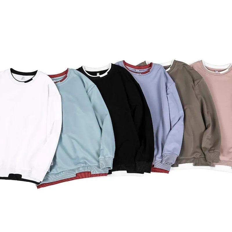 Frühling Herbst Einfarbig Casual Herren Hoodies Sweatshirts Männer Mode Harajuku Streetwear Hoodies Sweatshirt Tops