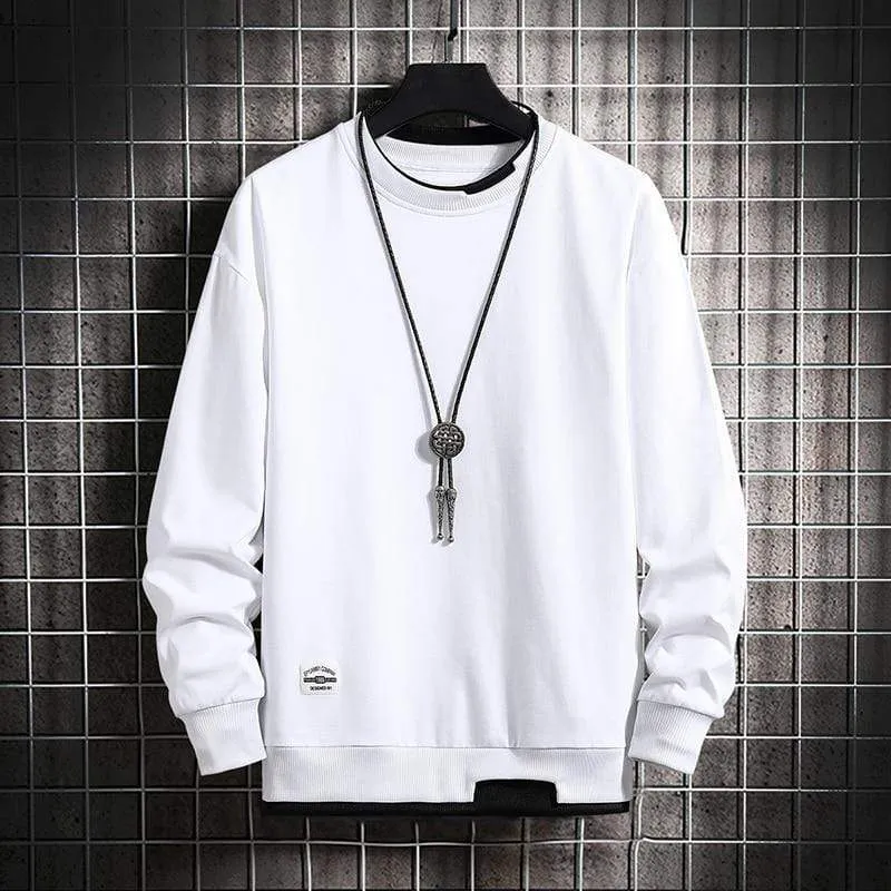 Frühling Herbst Einfarbig Casual Herren Hoodies Sweatshirts Männer Mode Harajuku Streetwear Hoodies Sweatshirt Tops