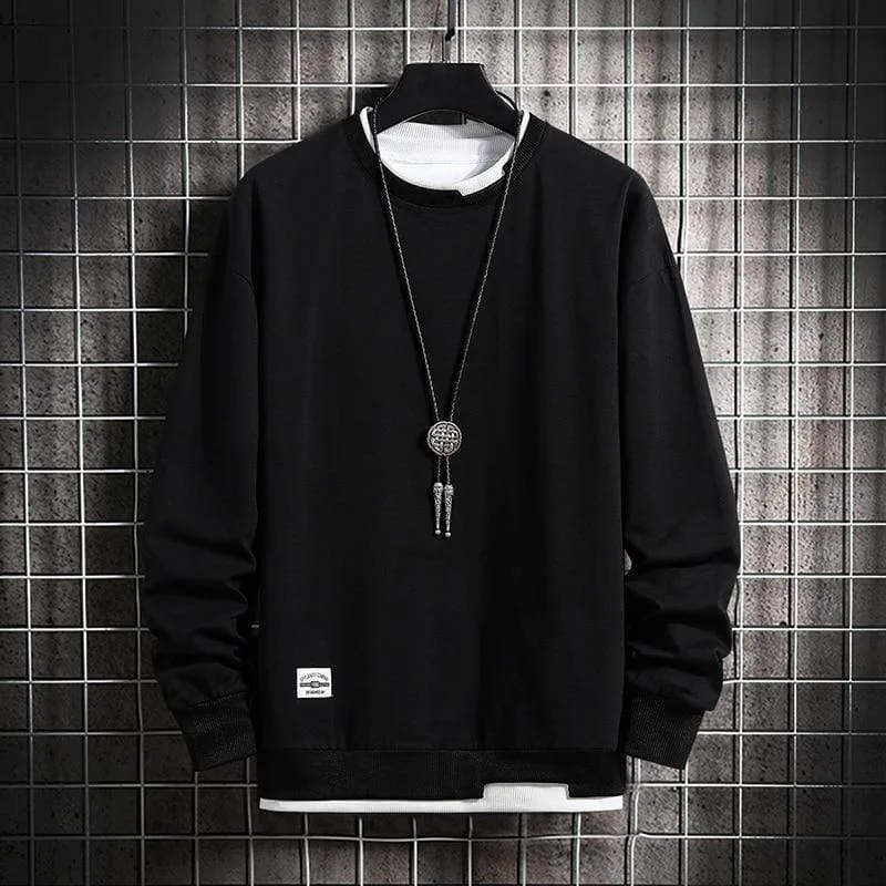 Frühling Herbst Einfarbig Casual Herren Hoodies Sweatshirts Männer Mode Harajuku Streetwear Hoodies Sweatshirt Tops