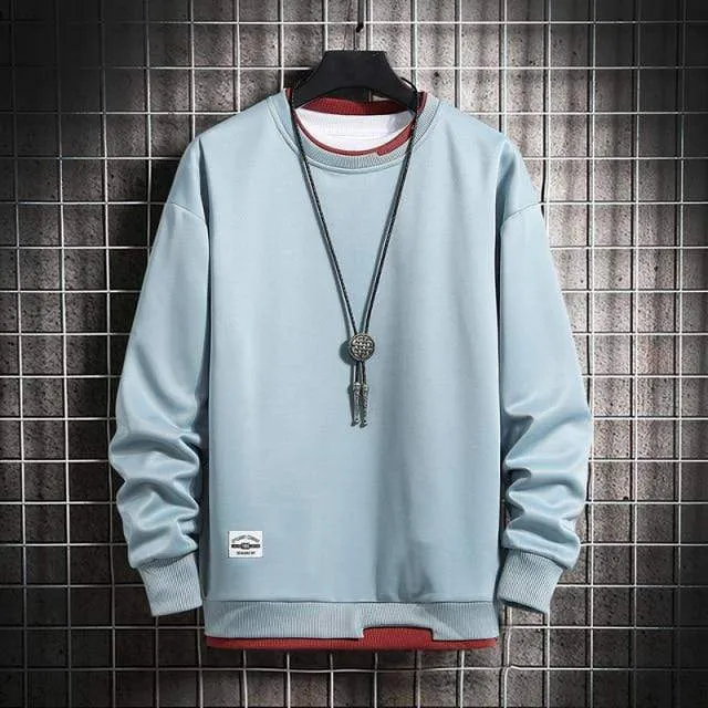 Frühling Herbst Einfarbig Casual Herren Hoodies Sweatshirts Männer Mode Harajuku Streetwear Hoodies Sweatshirt Tops