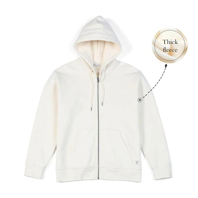 Winter New Cotton-Jersey Zip-Up Hoodie Herren Basic Kapuzen Sweatshirts Bequeme Jogger Jacken Oberbekleidung