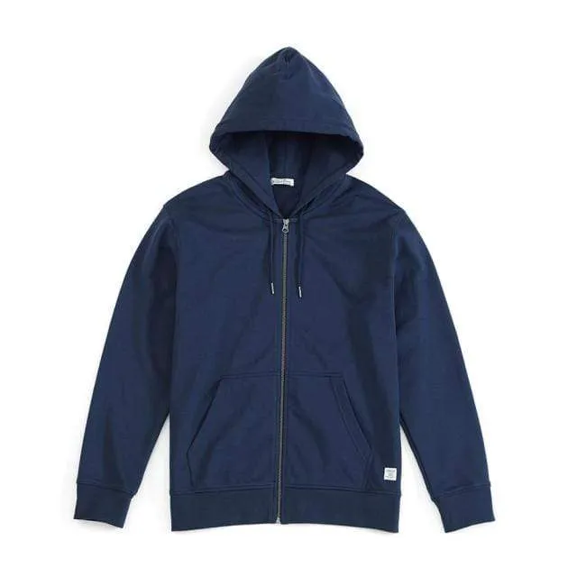 Winter New Cotton-Jersey Zip-Up Hoodie Herren Basic Kapuzen Sweatshirts Bequeme Jogger Jacken Oberbekleidung