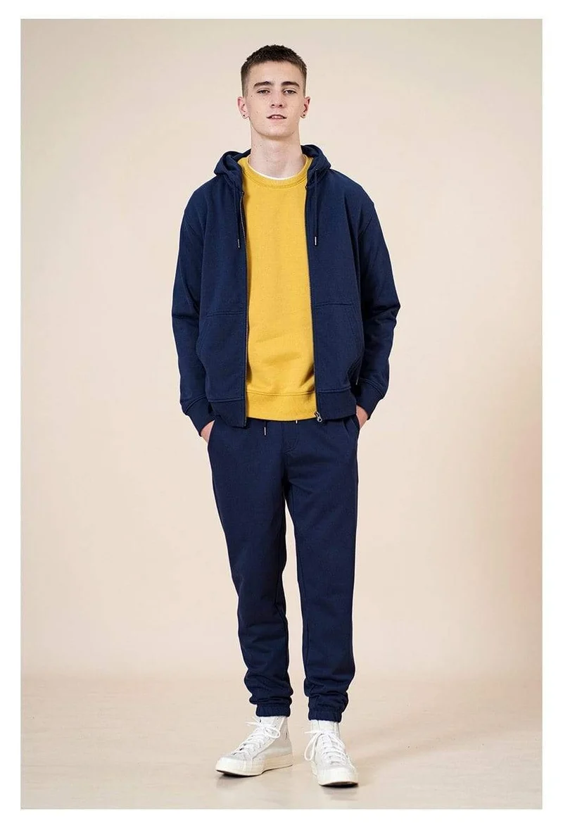 Winter New Cotton-Jersey Zip-Up Hoodie Herren Basic Kapuzen Sweatshirts Bequeme Jogger Jacken Oberbekleidung