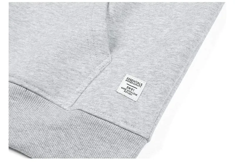 Winter New Cotton-Jersey Zip-Up Hoodie Herren Basic Kapuzen Sweatshirts Bequeme Jogger Jacken Oberbekleidung