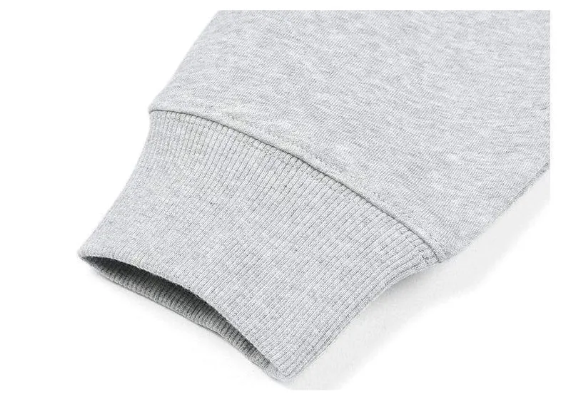 Winter New Cotton-Jersey Zip-Up Hoodie Herren Basic Kapuzen Sweatshirts Bequeme Jogger Jacken Oberbekleidung