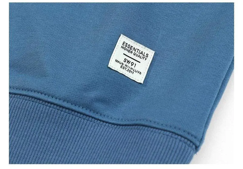 Frühling Neue Hoodies Männer Casual Minimalist Sweatshirt O-Ausschnitt Stickerei Logo Plus Size Basic Pullover SI980547