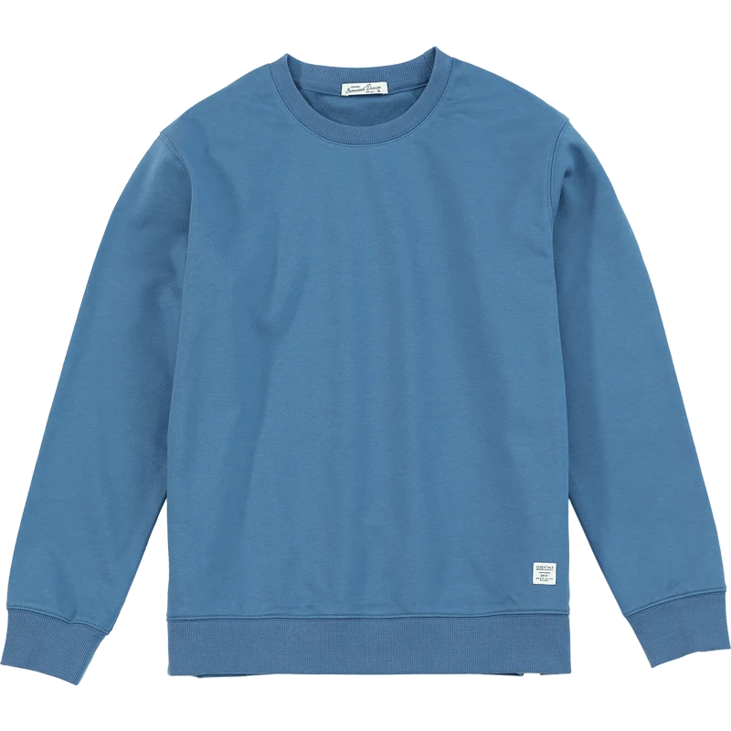 Frühling Neue Hoodies Männer Casual Minimalist Sweatshirt O-Ausschnitt Stickerei Logo Plus Size Basic Pullover SI980547