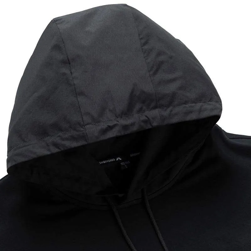 Herren Hoodies Männer Frühling Seitentaschen Hip Hop Sweatshirt Japanische Streetwear Übergroße Schwarz Hoodie Männer Plus Größe