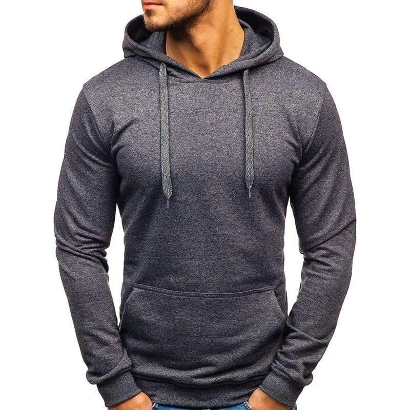 Herren Casual Hoodies Sweatshirts Männlich Schwarz Grau Rot Mit Kapuze Pullover Einfarbig Oberbekleidung Tops 10 Farben M-3XL