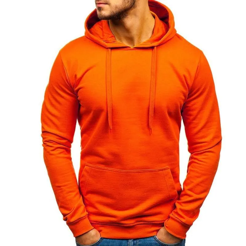 Herren Casual Hoodies Sweatshirts Männlich Schwarz Grau Rot Mit Kapuze Pullover Einfarbig Oberbekleidung Tops 10 Farben M-3XL