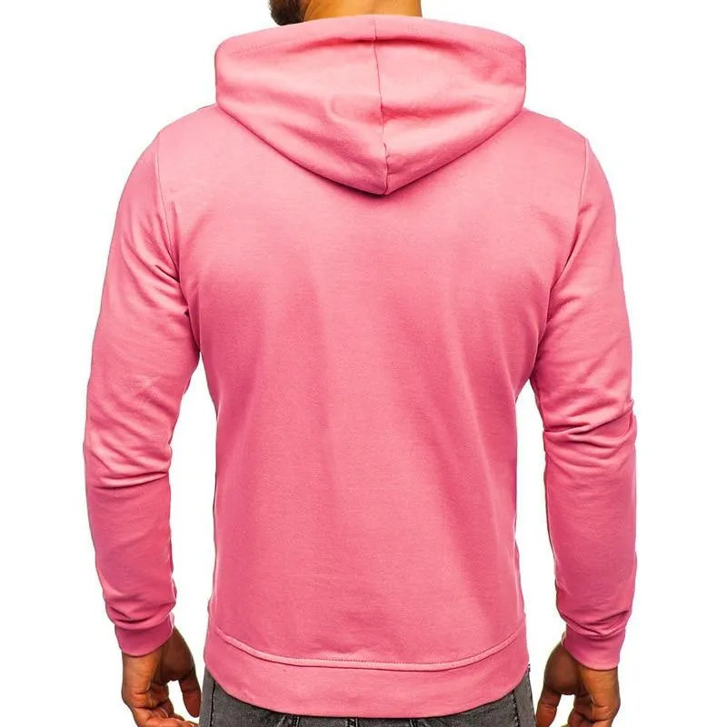 Herren Casual Hoodies Sweatshirts Männlich Schwarz Grau Rot Mit Kapuze Pullover Einfarbig Oberbekleidung Tops 10 Farben M-3XL