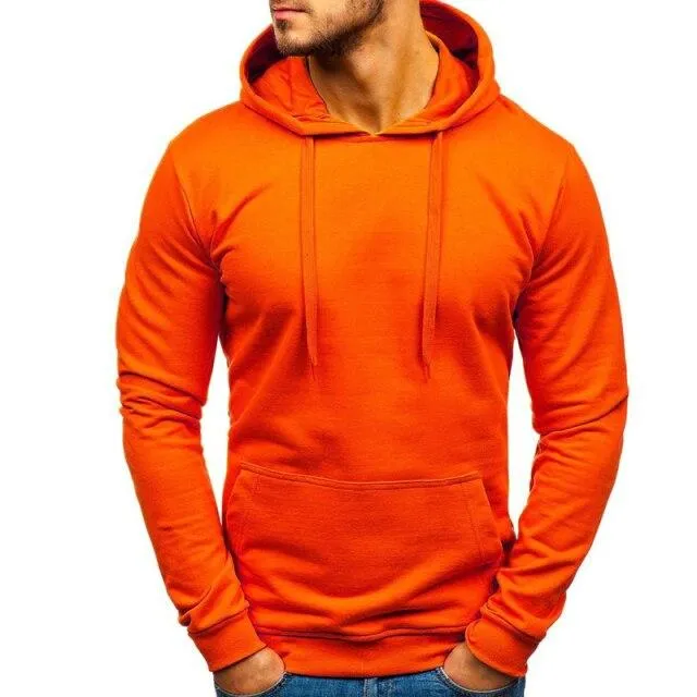 Herren Casual Hoodies Sweatshirts Männlich Schwarz Grau Rot Mit Kapuze Pullover Einfarbig Oberbekleidung Tops 10 Farben M-3XL