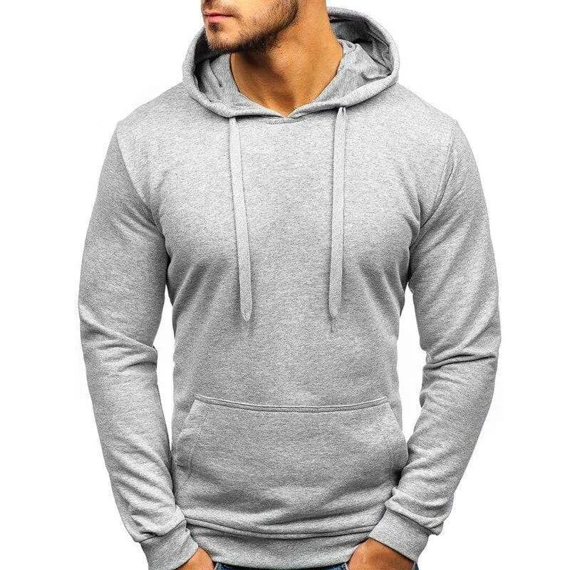 Herren Casual Hoodies Sweatshirts Männlich Schwarz Grau Rot Mit Kapuze Pullover Einfarbig Oberbekleidung Tops 10 Farben M-3XL
