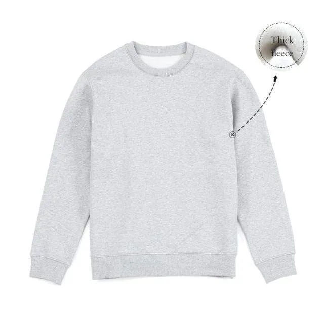 Frühling Winter Neue Hoodies Männer Textur Baumwolle-Mischung Jersey Sweatshirt Grundlegende Jogger O-Neck Plus Größe Hoodie SJ110755