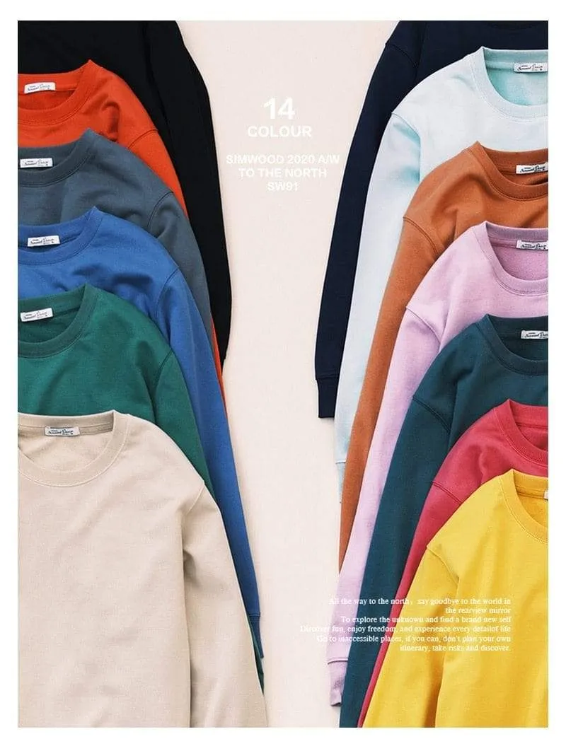Frühling Winter Neue Hoodies Männer Textur Baumwolle-Mischung Jersey Sweatshirt Grundlegende Jogger O-Neck Plus Größe Hoodie SJ110755