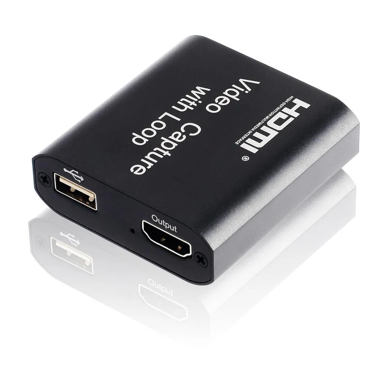 4K HDMI Video Capture Card 1080p Brettspiel Capture Card USB 2.0 Recorder Box Gerät für Live-Streaming Videoaufzeichnung Loop Out