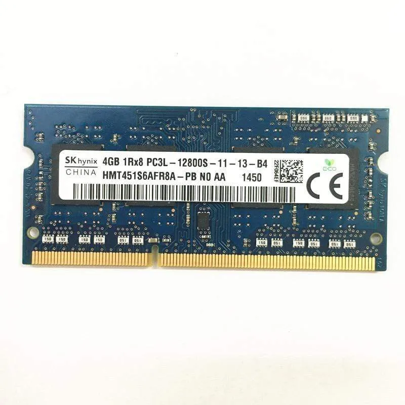 SK hynix DDR3 RAMS 4GB 1Rx8 PC3L-12800S-11 1600MHz 1.35V Laptop-Speicher DDR3 4GB 1600MHz
