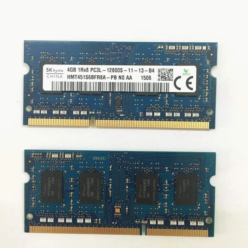SK hynix DDR3 RAMS 4GB 1Rx8 PC3L-12800S-11 1600MHz 1.35V Laptop-Speicher DDR3 4GB 1600MHz