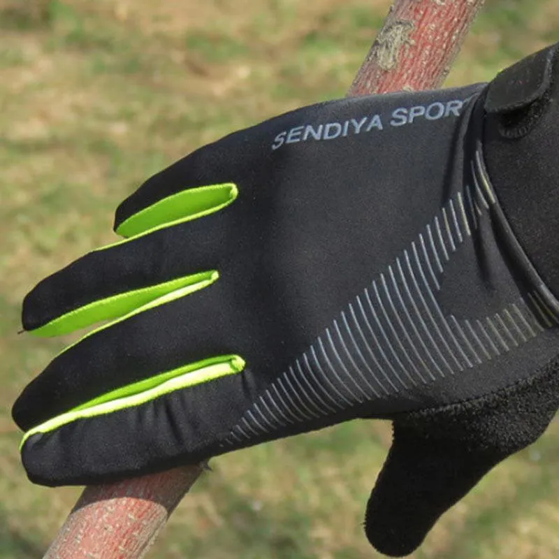 Unisex Fahrradhandschuhe Vollfinger Touchscreen MTB Handschuhe Atmungsaktiv Sommer Motorrad Warme Winter Fäustlinge Radfahren Camping