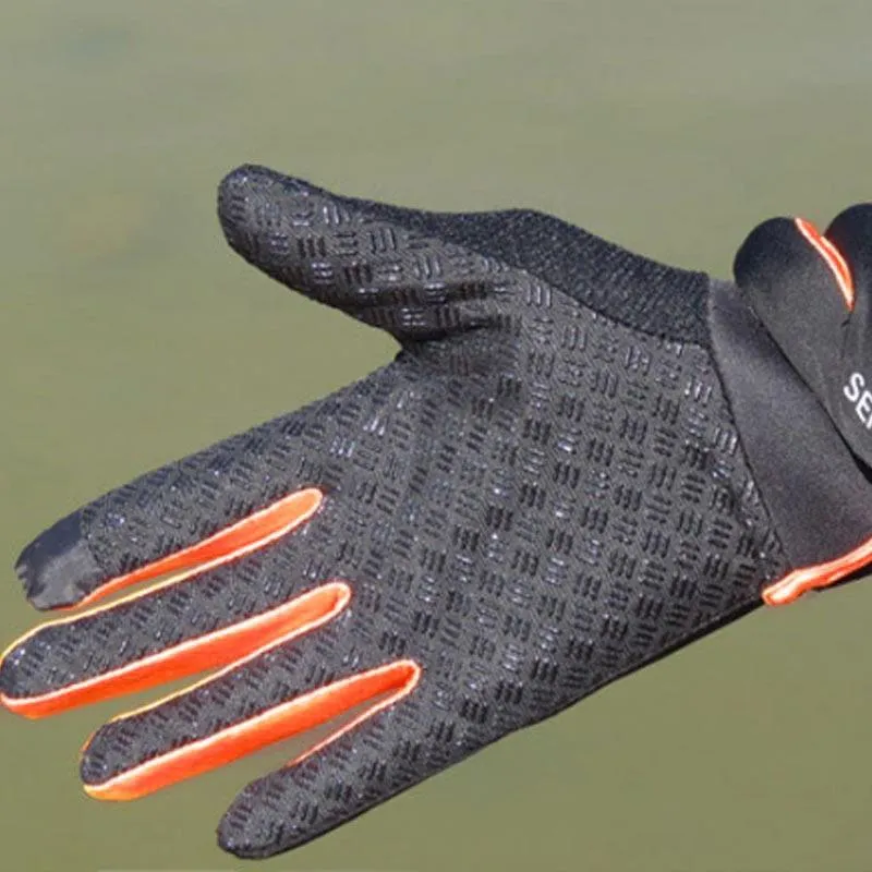 Unisex Fahrradhandschuhe Vollfinger Touchscreen MTB Handschuhe Atmungsaktiv Sommer Motorrad Warme Winter Fäustlinge Radfahren Camping
