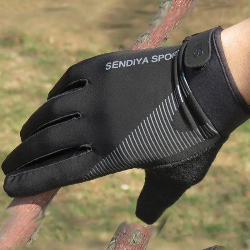 Unisex Fahrradhandschuhe Vollfinger Touchscreen MTB Handschuhe Atmungsaktiv Sommer Motorrad Warme Winter Fäustlinge Radfahren Camping