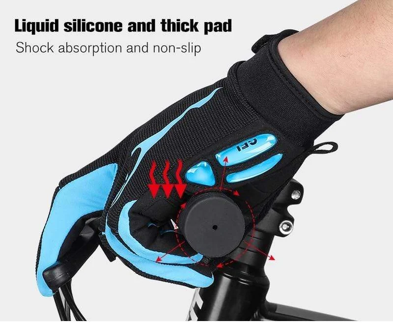 Radfahren Handschuhe Männer Frauen Sport Voll Finger GEL Fahrrad Handschuhe Touchscreen Winddicht Warme MTB Road Fahrrad Handschuhe