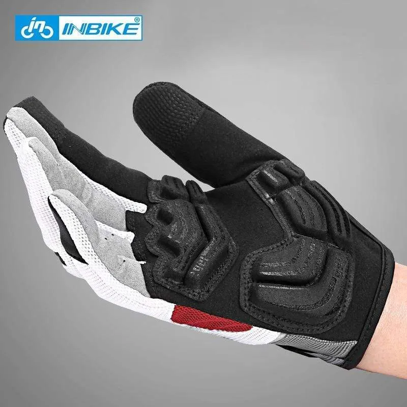 Vollfinger-Fahrradhandschuhe MTB Fahrradausrüstung Reiten Outdoor-Sport Fitness Touchscreen GEL gepolstertes Zubehör