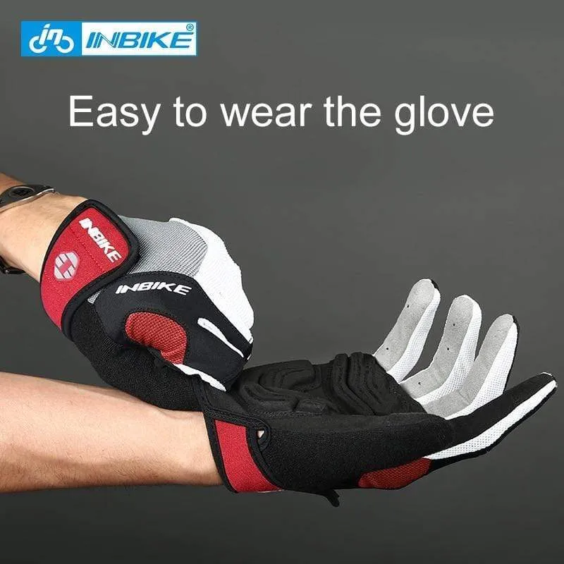 Vollfinger-Fahrradhandschuhe MTB Fahrradausrüstung Reiten Outdoor-Sport Fitness Touchscreen GEL gepolstertes Zubehör