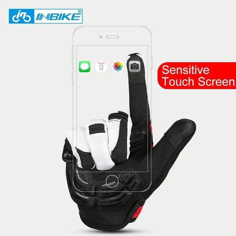 Vollfinger-Fahrradhandschuhe MTB Fahrradausrüstung Reiten Outdoor-Sport Fitness Touchscreen GEL gepolstertes Zubehör