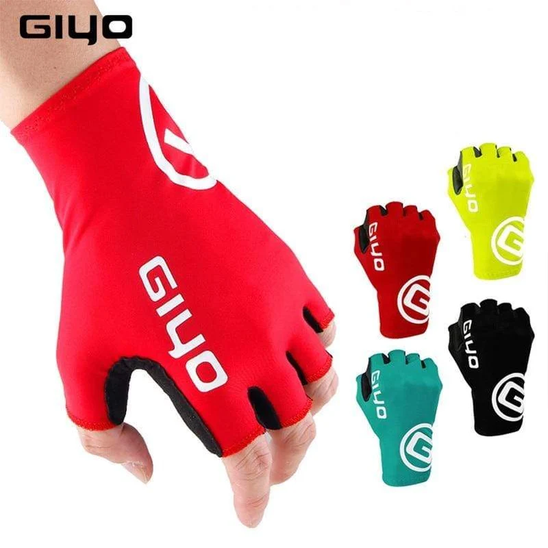 Brechender Wind Radfahren Halbfinger-Handschuhe Anti-Rutsch-Fahrrad-Lycra-Stoff-Fäustlinge MTB-Handschuhe Racing Rennrad-Handschuh