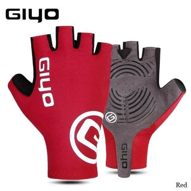 Brechender Wind Radfahren Halbfinger-Handschuhe Anti-Rutsch-Fahrrad-Lycra-Stoff-Fäustlinge MTB-Handschuhe Racing Rennrad-Handschuh
